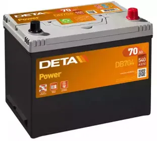 DB704 DETA Стартерная аккумуляторная батарея DB704 DETA Стартерная аккумуляторная батарея